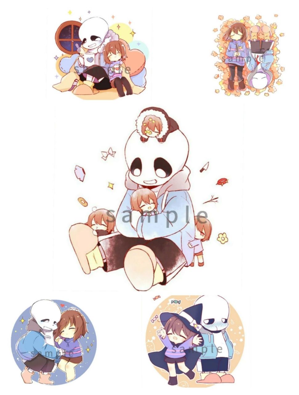 sans们壁纸⑤     最后有一个frisk的壁纸哦