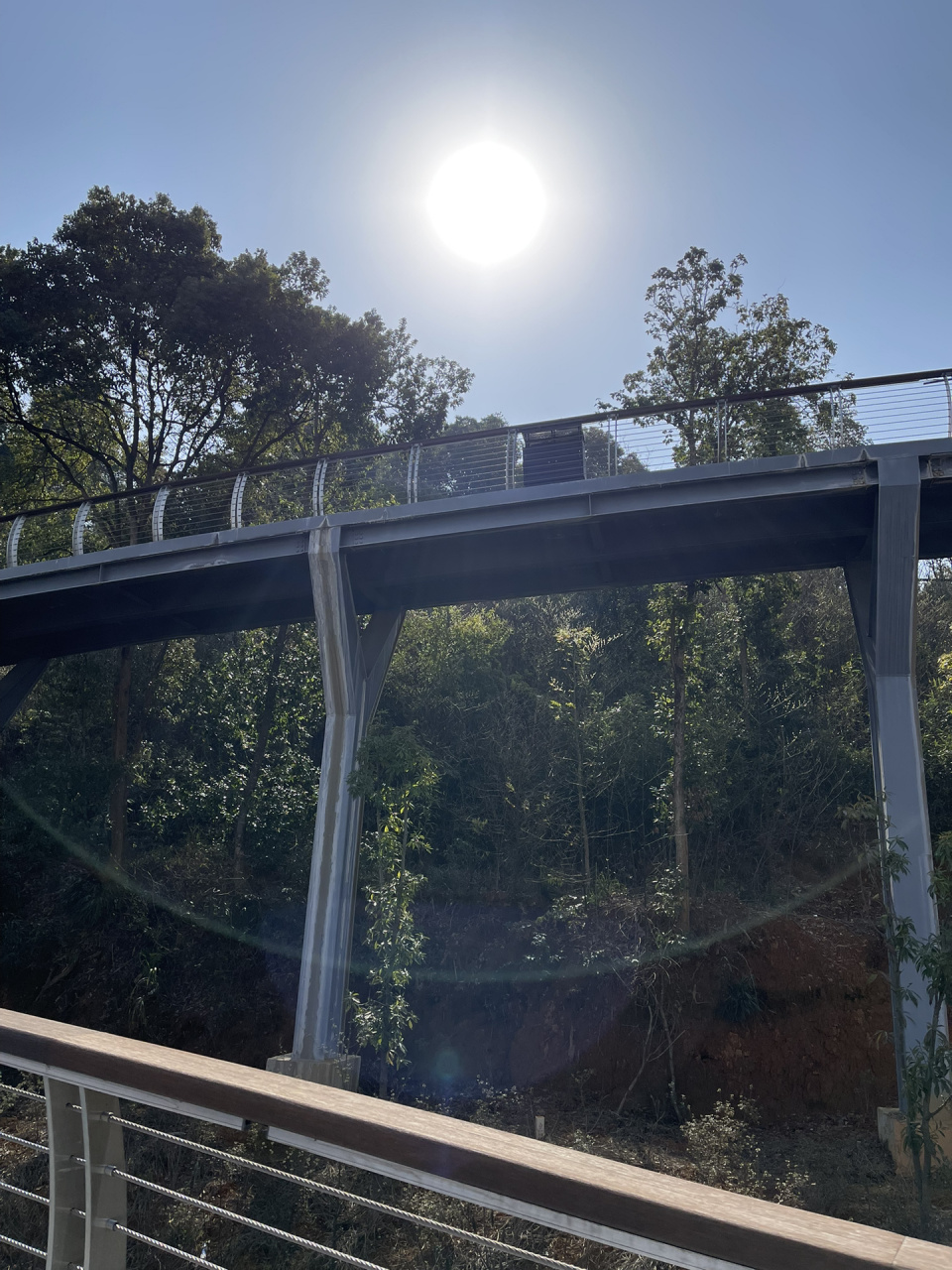 【建阳】周末去哪儿|云谷公园散步晒太阳98 7215一条很长的栈道