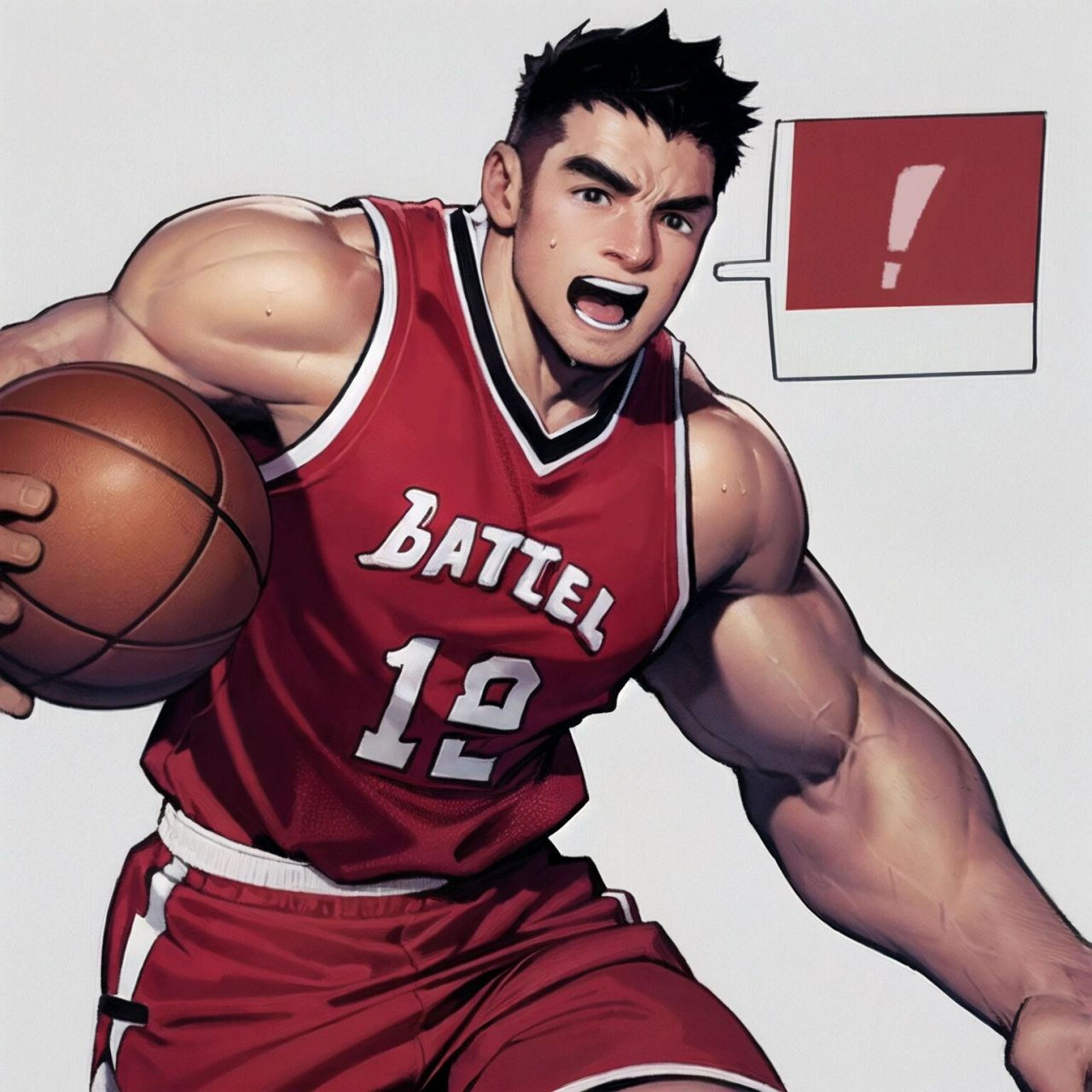 调教电脑自己画画7315|100个肌肉帅哥之009 篮球体育生98……ps