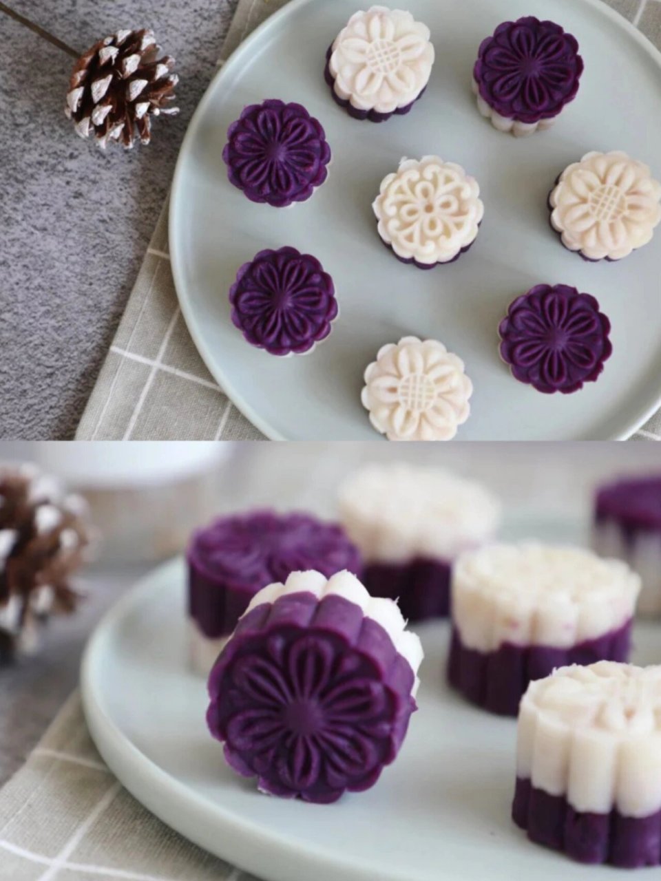 三生三世枕上书94紫薯山药无忧糕94 用料 紫薯  一个 山药  三根