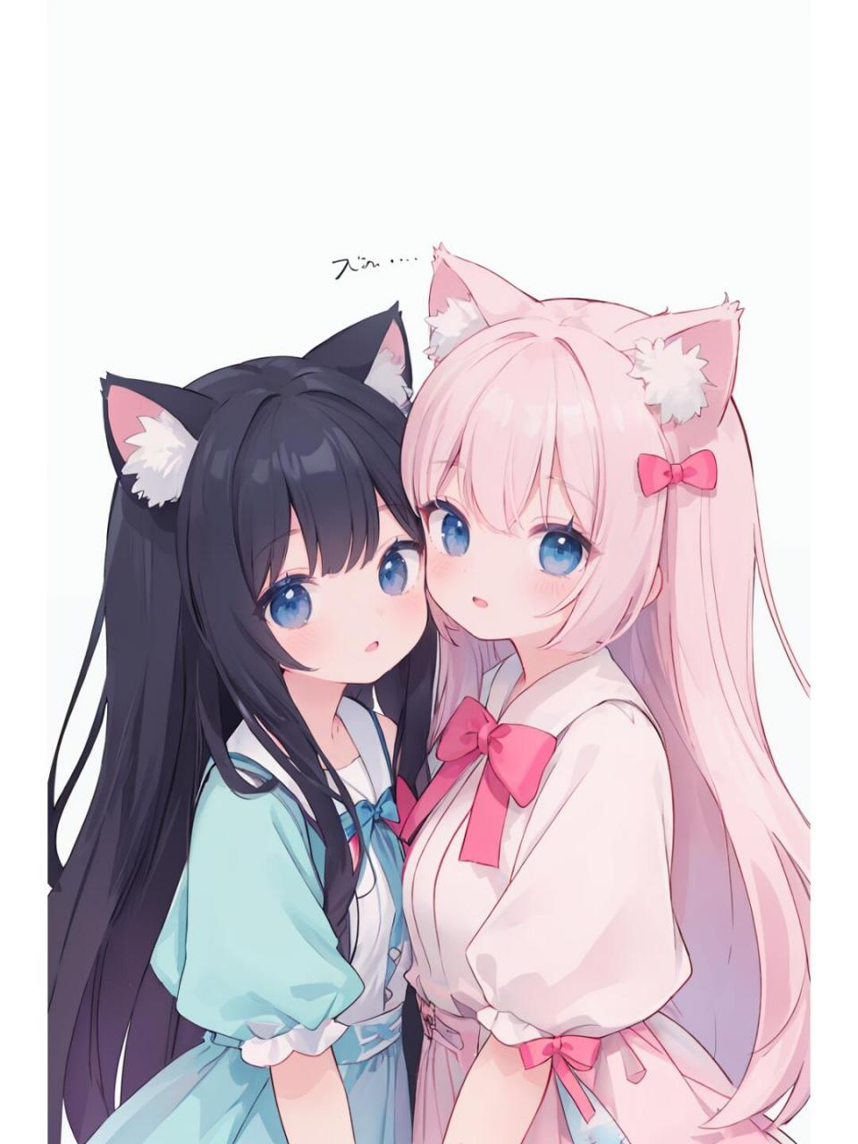 二次元 | 双生姐妹系列作品02[爱你] 软萌可爱的小糖果,希望各位小