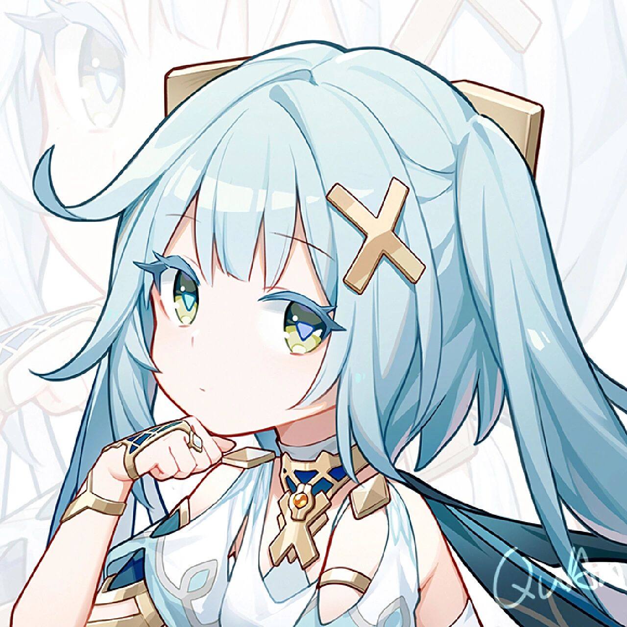 原神q版(珐露珊) 画师:米游社quan 哔哩哔哩:quan