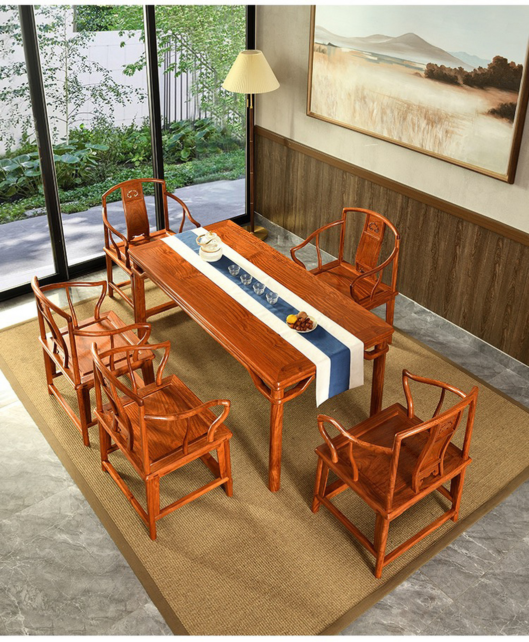 缅甸花梨木茶桌