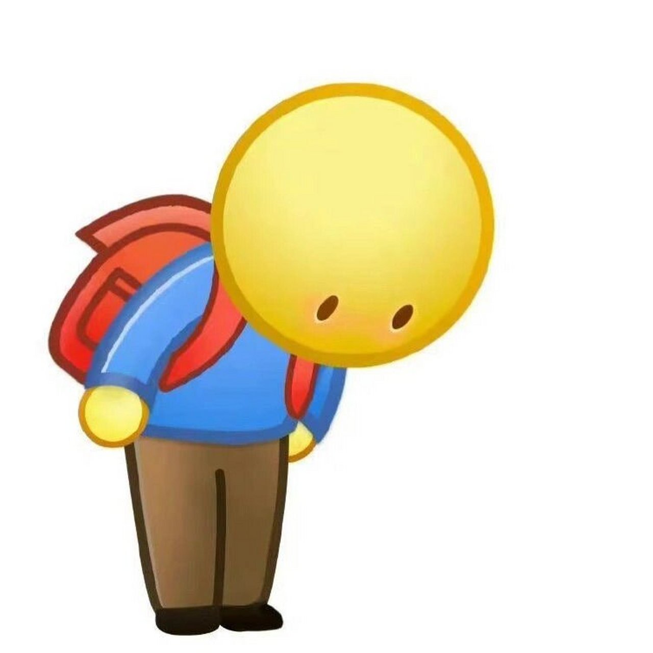 鞠躬感谢的图片 谢谢你一直以来对我的关心😄 愿所