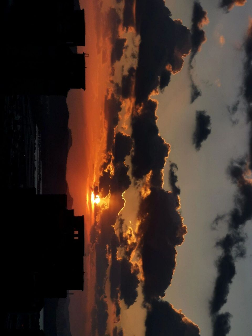 苏州烟花到来前 2021.7.23 2021.7.24 楼顶天台 云层落日 #台风烟花