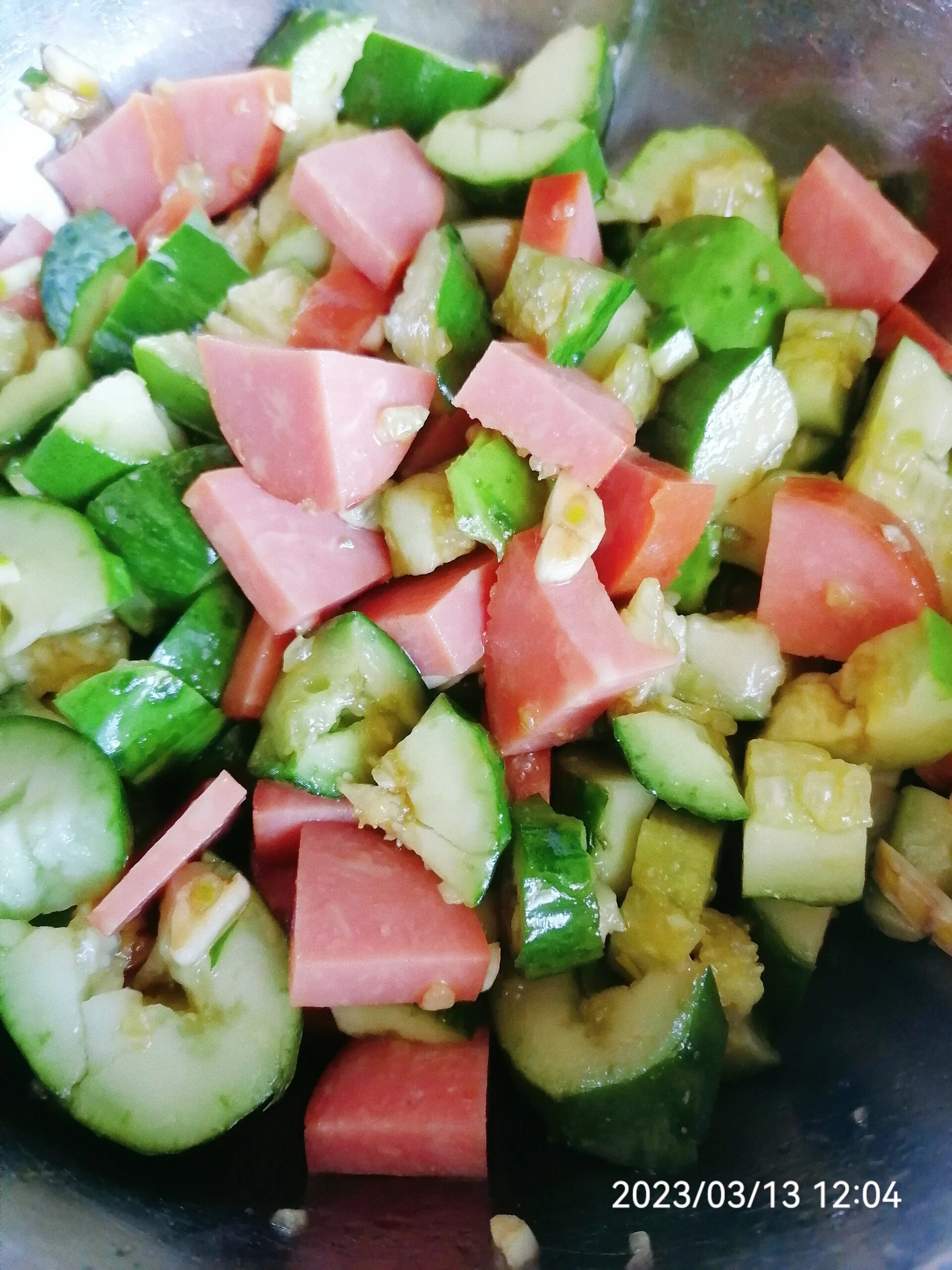 黄瓜拌火腿肠～76