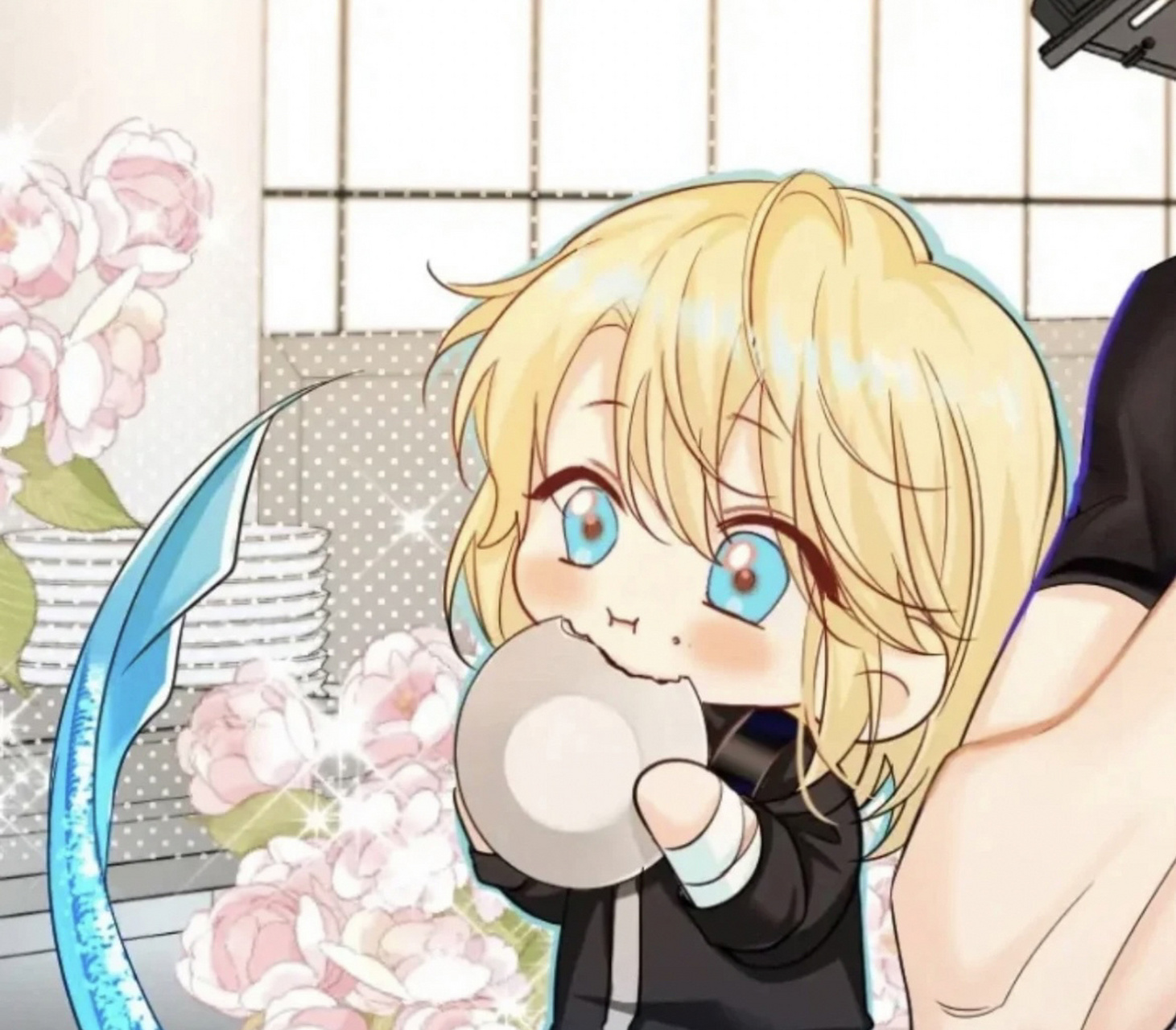 换了个兰波头像太可爱了 呜呜呜加了个毛绒绒挂件k