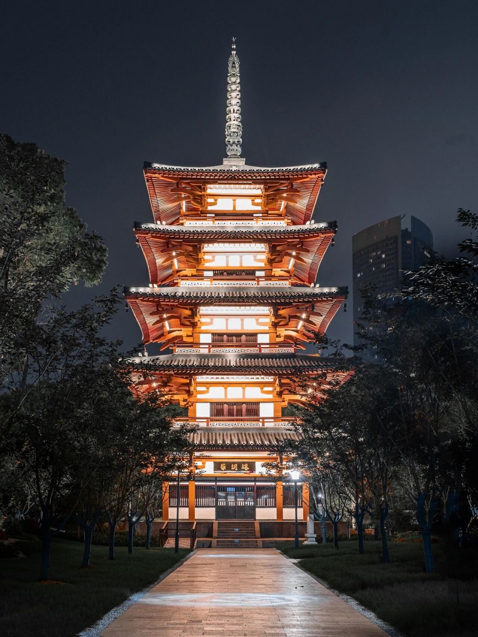 无锡那些在深夜熠熠夺目的古风建筑 平时拍的一些古建筑,发现在晚上还