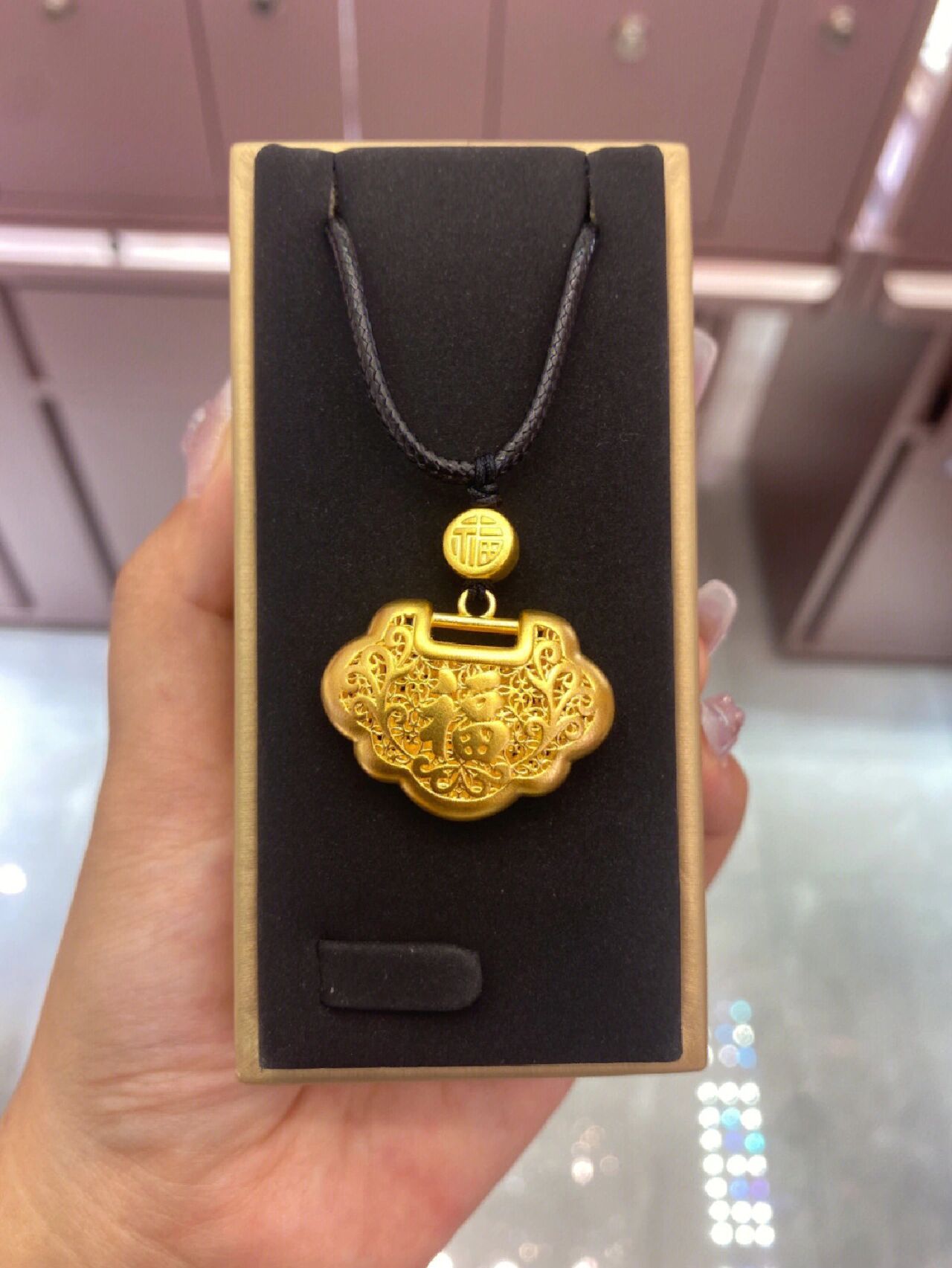 中国黄金古醇金平安无事牌,男士必备款吊坠|||古法工艺,足金999古醇金