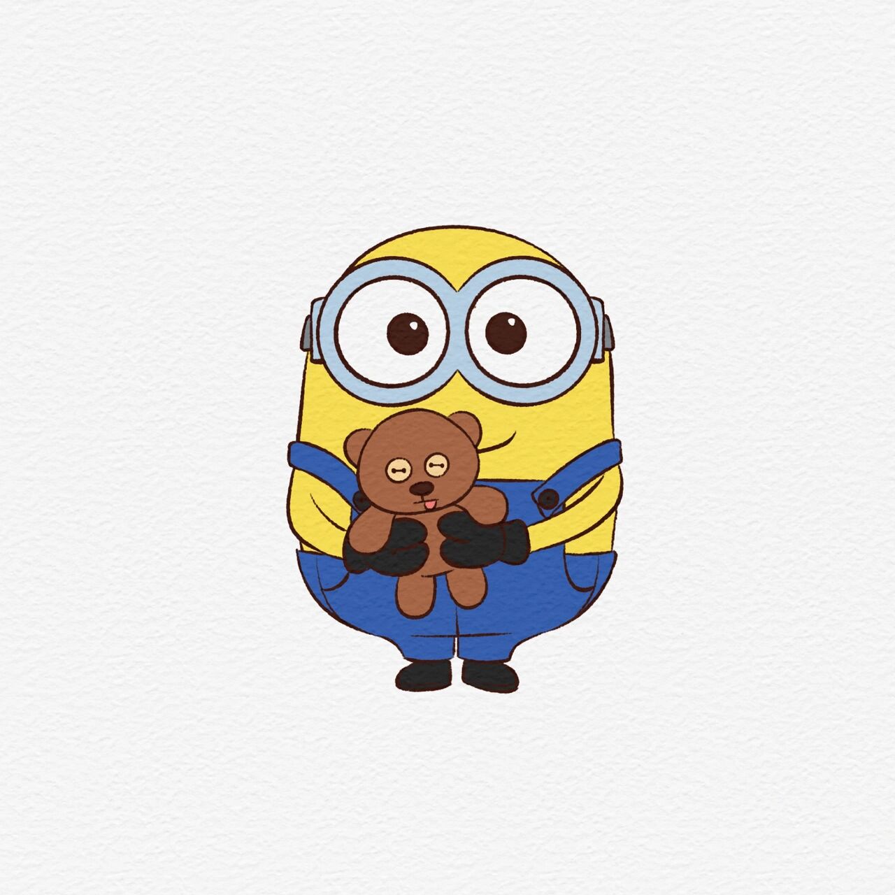 【简笔画·07】呆萌小黄人