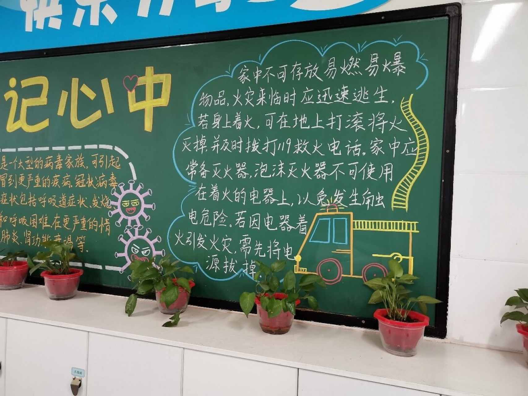 2020黑板报——安全记心中