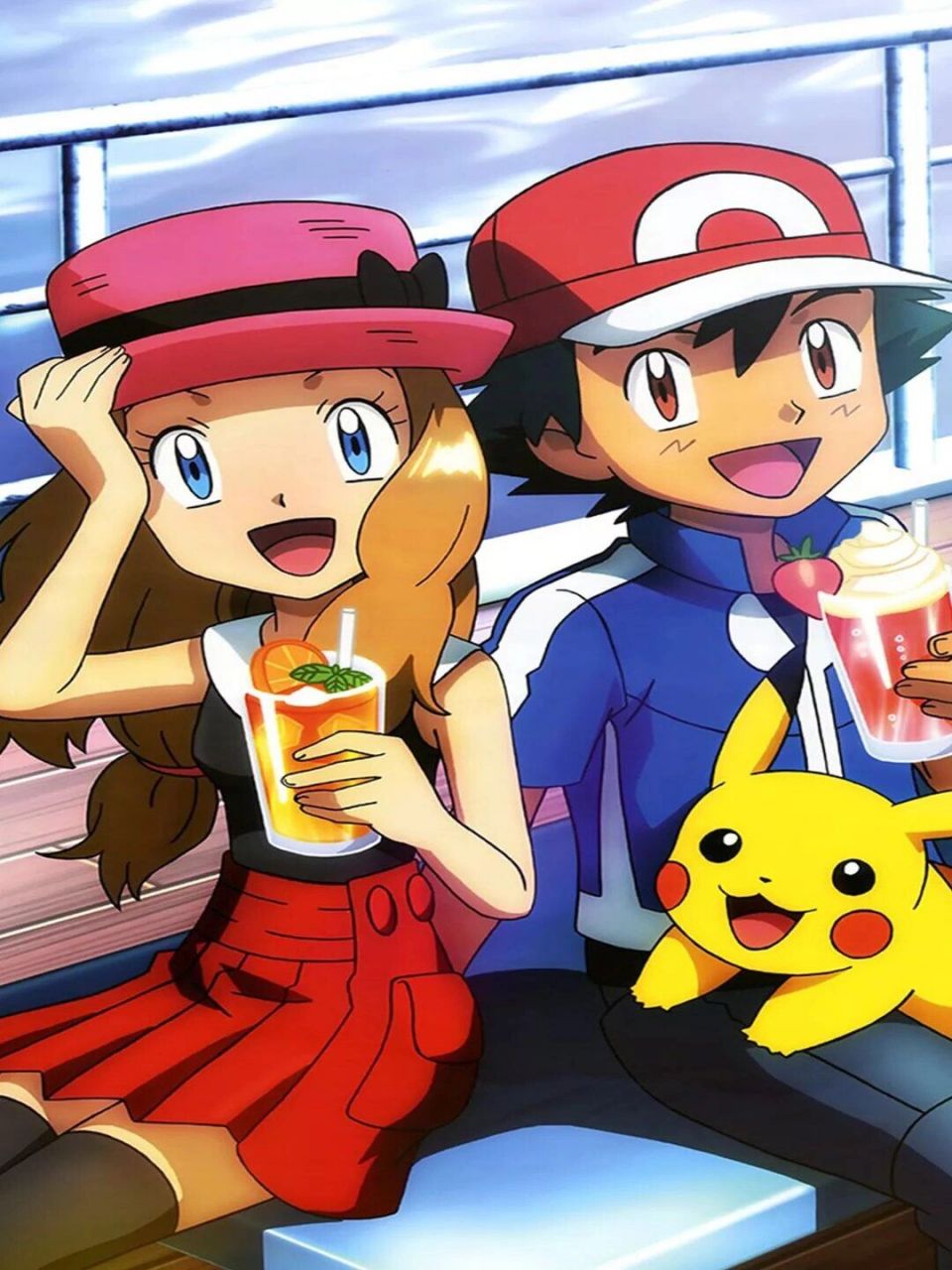 宝可梦 莎莉娜 小智