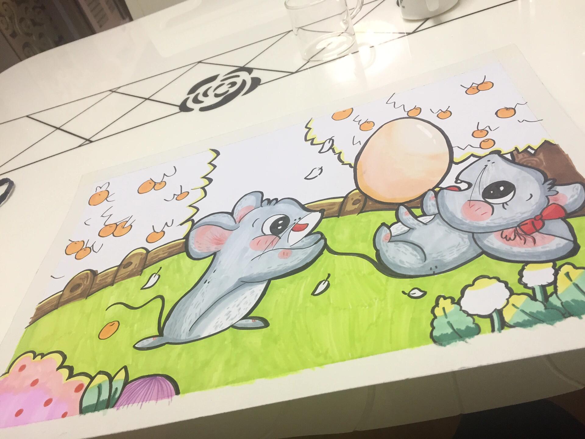 【小老鼠搬鸡蛋】儿童简笔画幼师创编