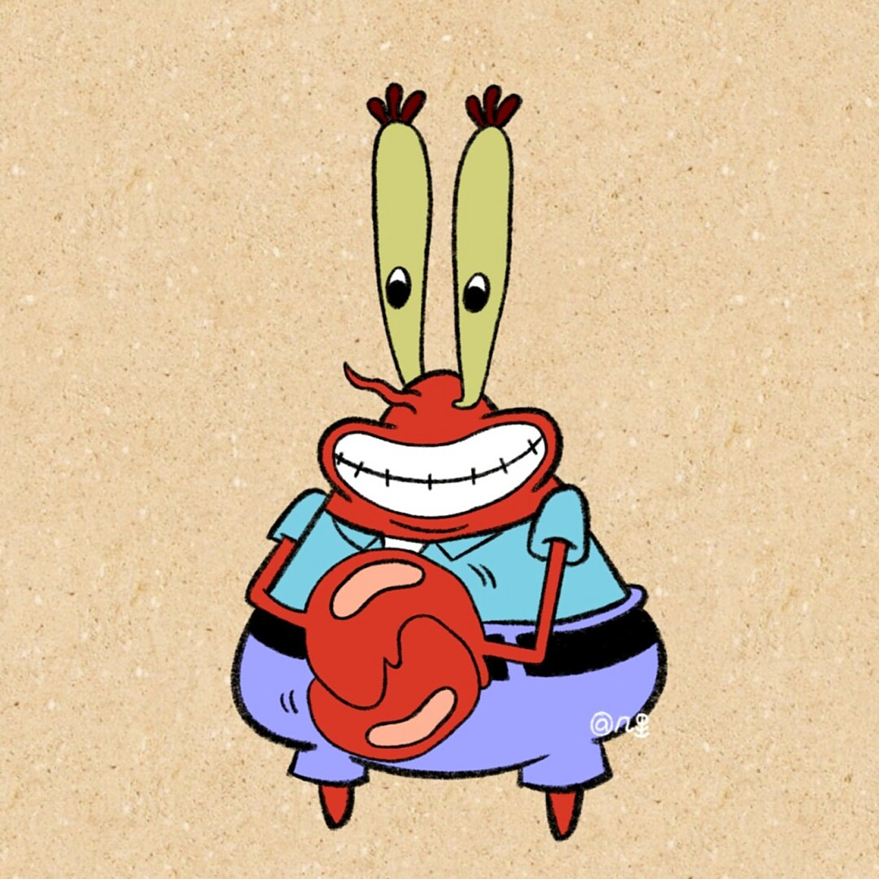 简笔画|【蟹老板】(附过程) 02 02 02 【猜猜我有几颗糖?