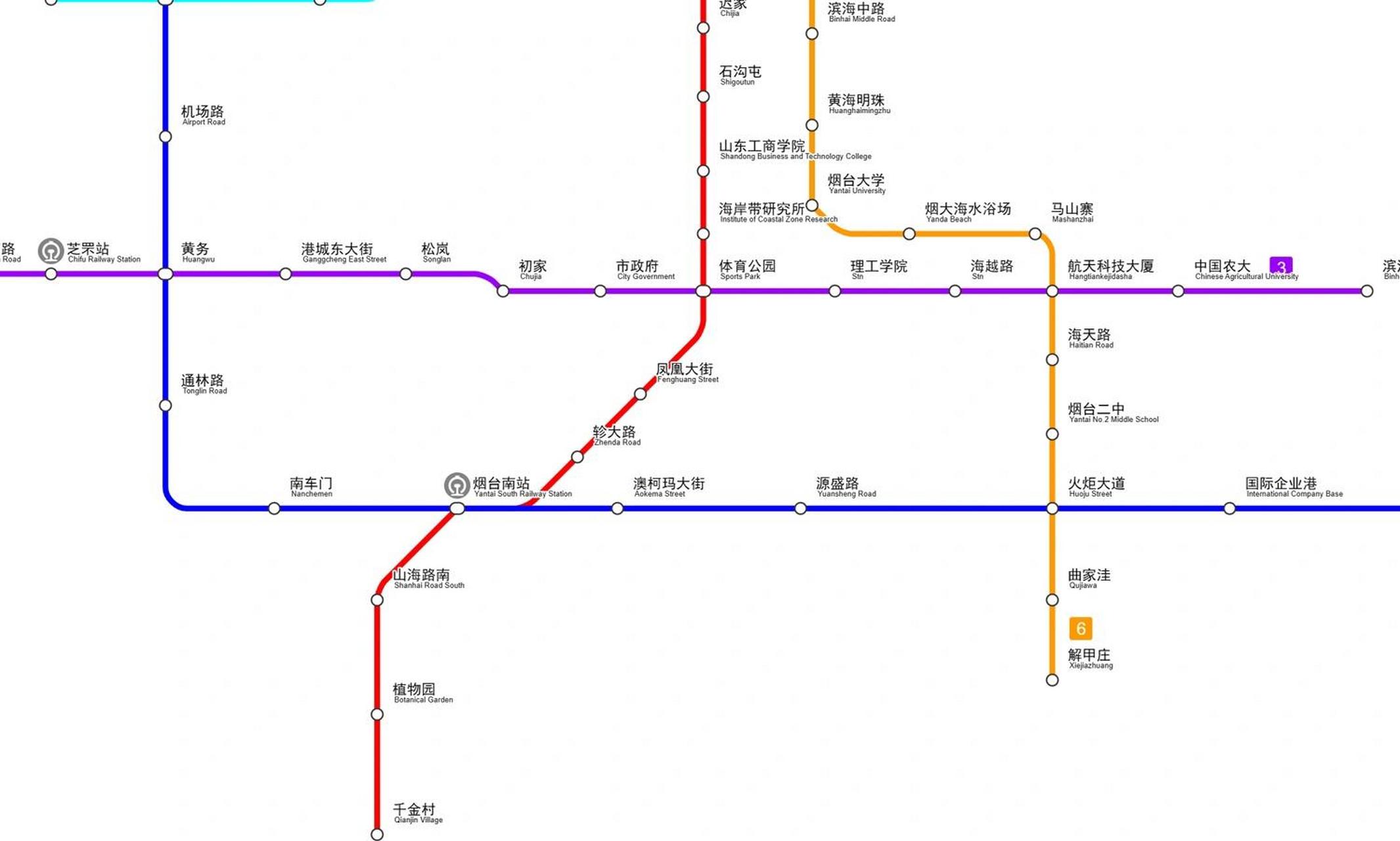 烟台轻轨图片