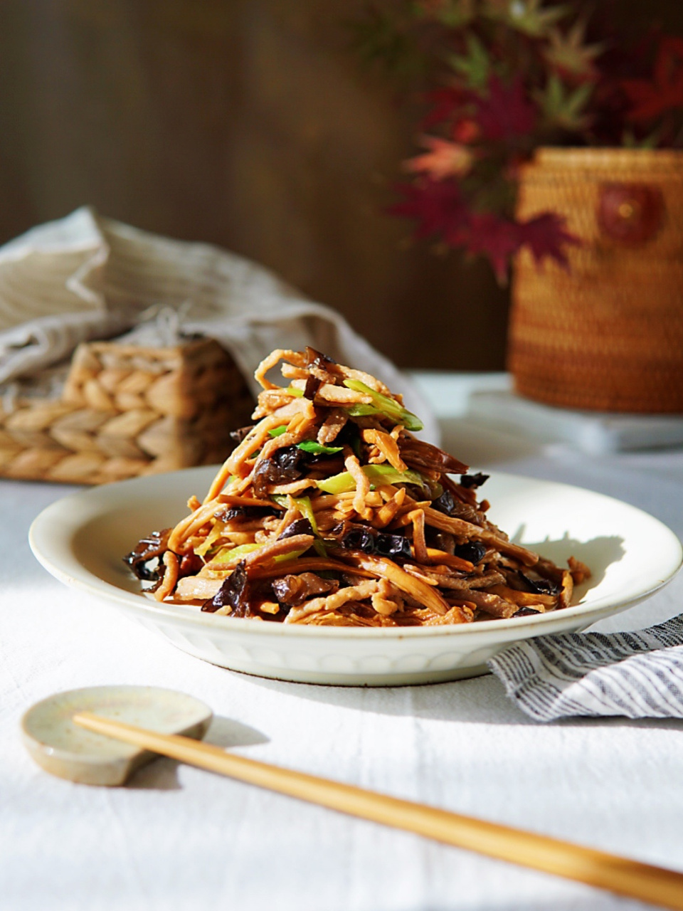 老爸最爱的下酒菜——黄花菜小炒肉 9215老爸在世时最爱的一道