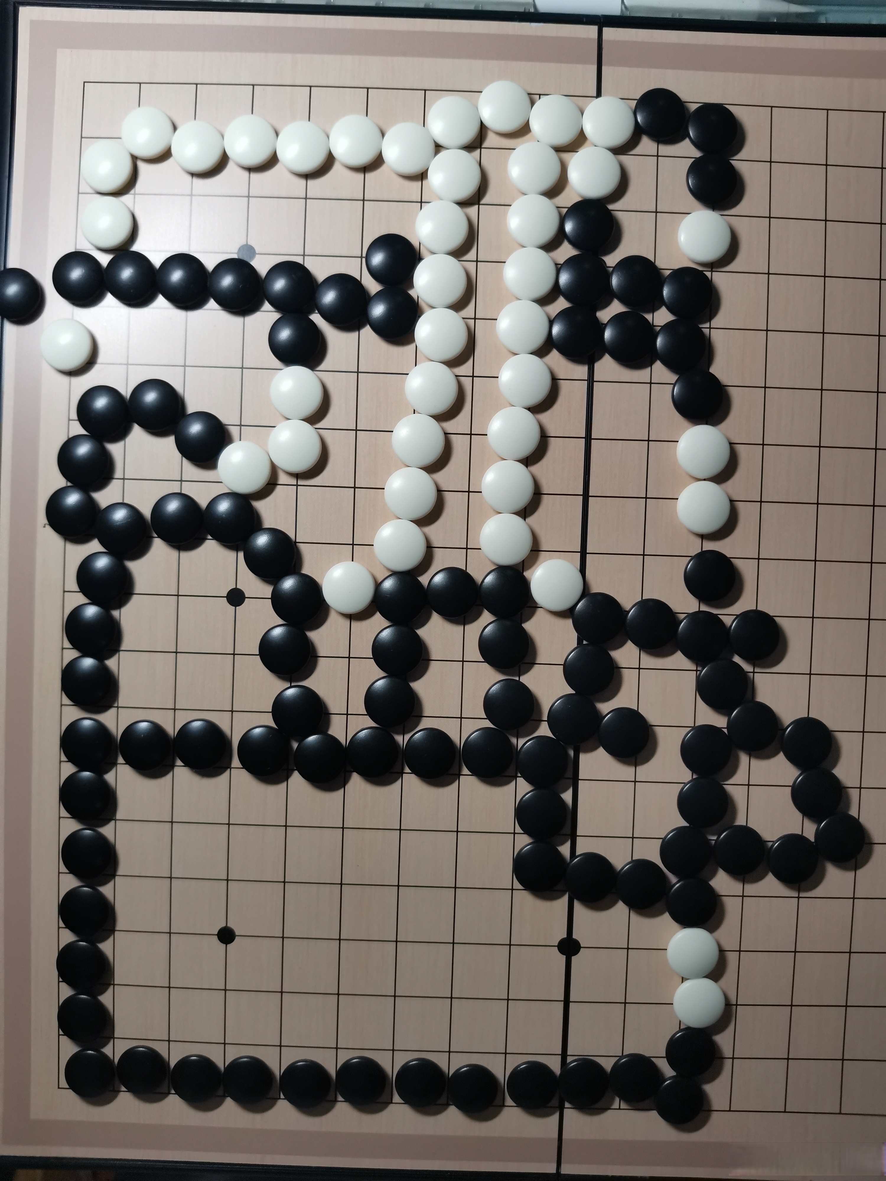 围棋摆熊猫图片图片