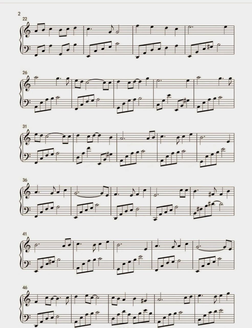 99钢琴谱《天空之城》92 好听而又简单易学的钢琴曲949494