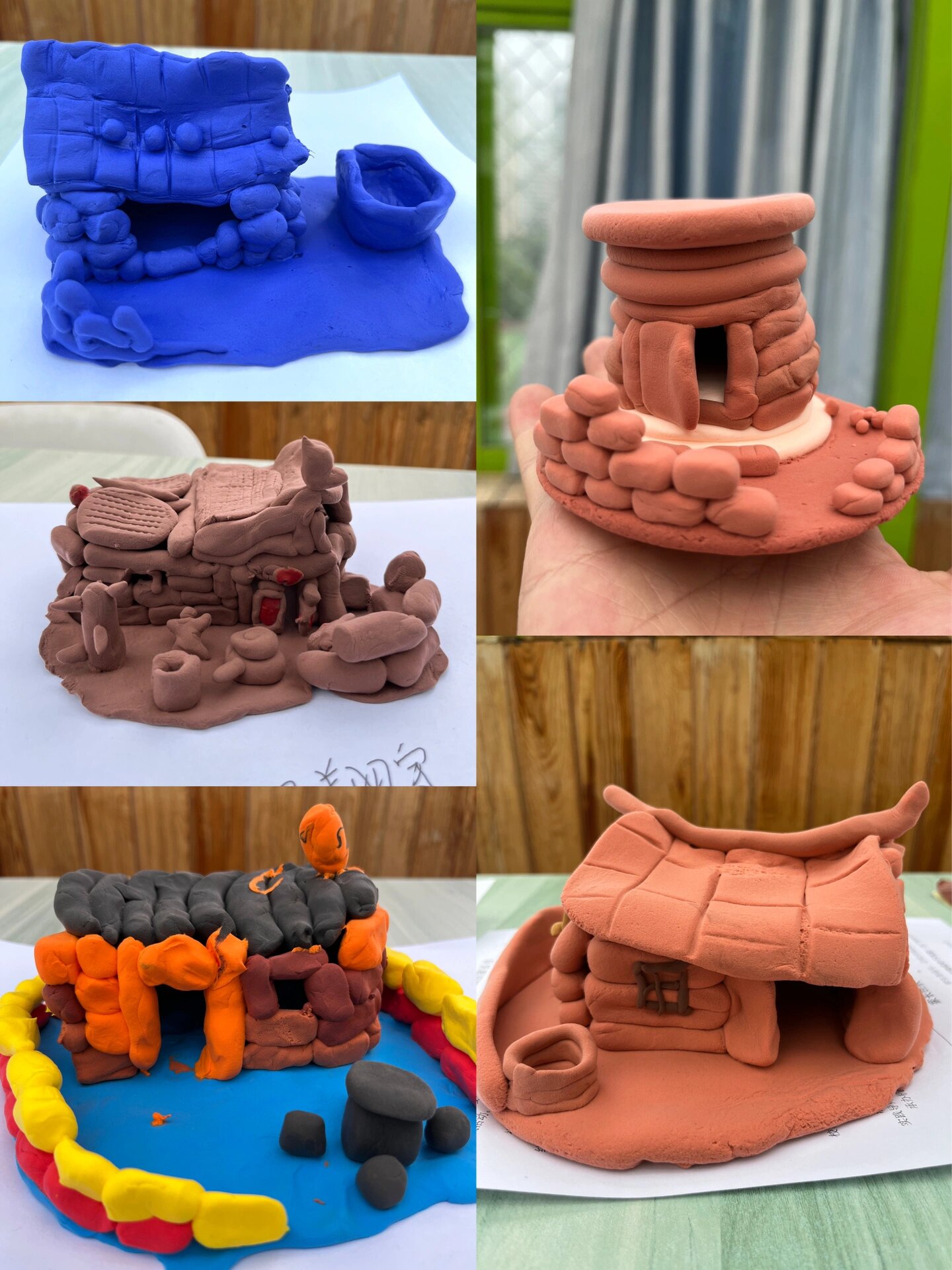 六年级·上册 | 《发现老房子的美》粘土作品