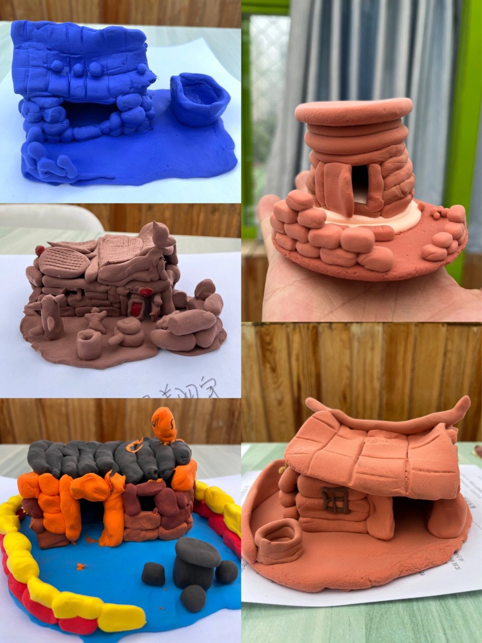 六年级·上册 | 《发现老房子的美》粘土作品 🔸可以用陶泥也可以用