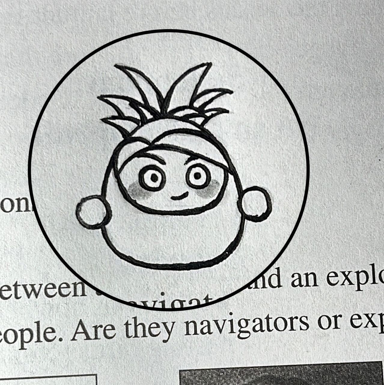 童年记忆菠萝吹雪简笔画