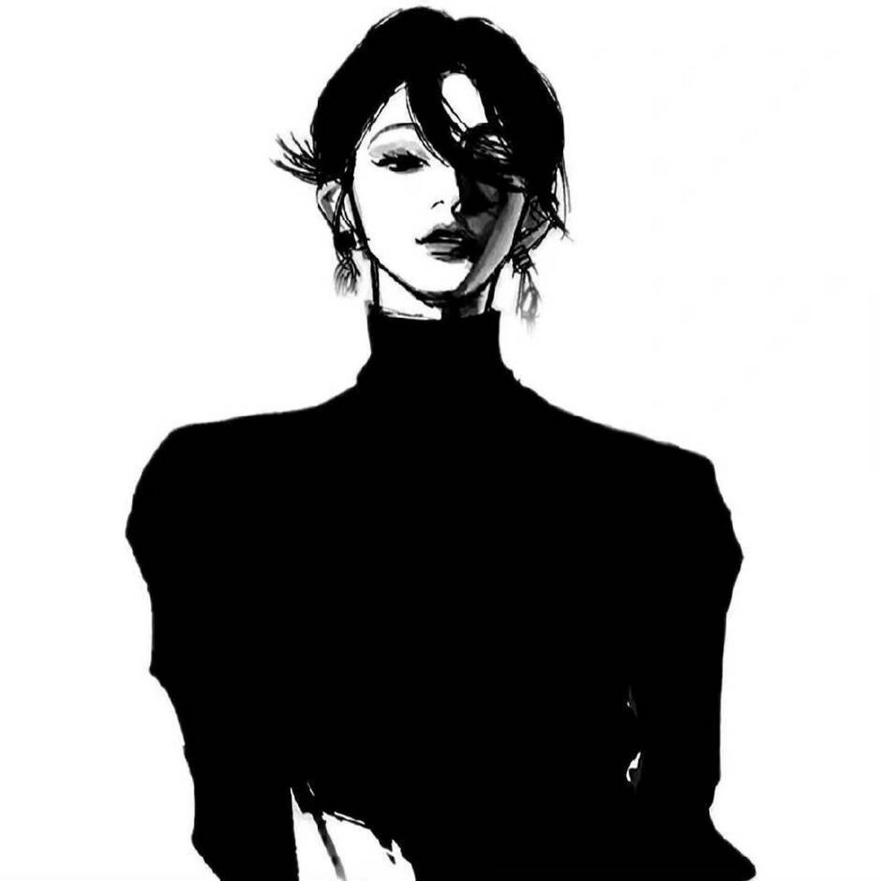 最爱的微信头像 #黑白头像