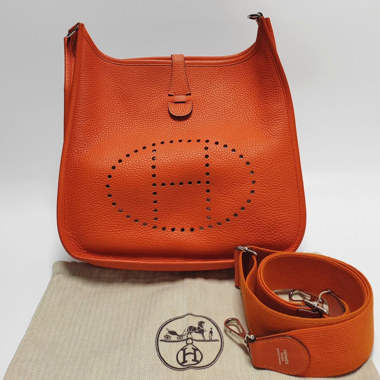 hermes 爱马仕 橙色 evelyne 29 爱马仕稀有的色系包包96 hermes