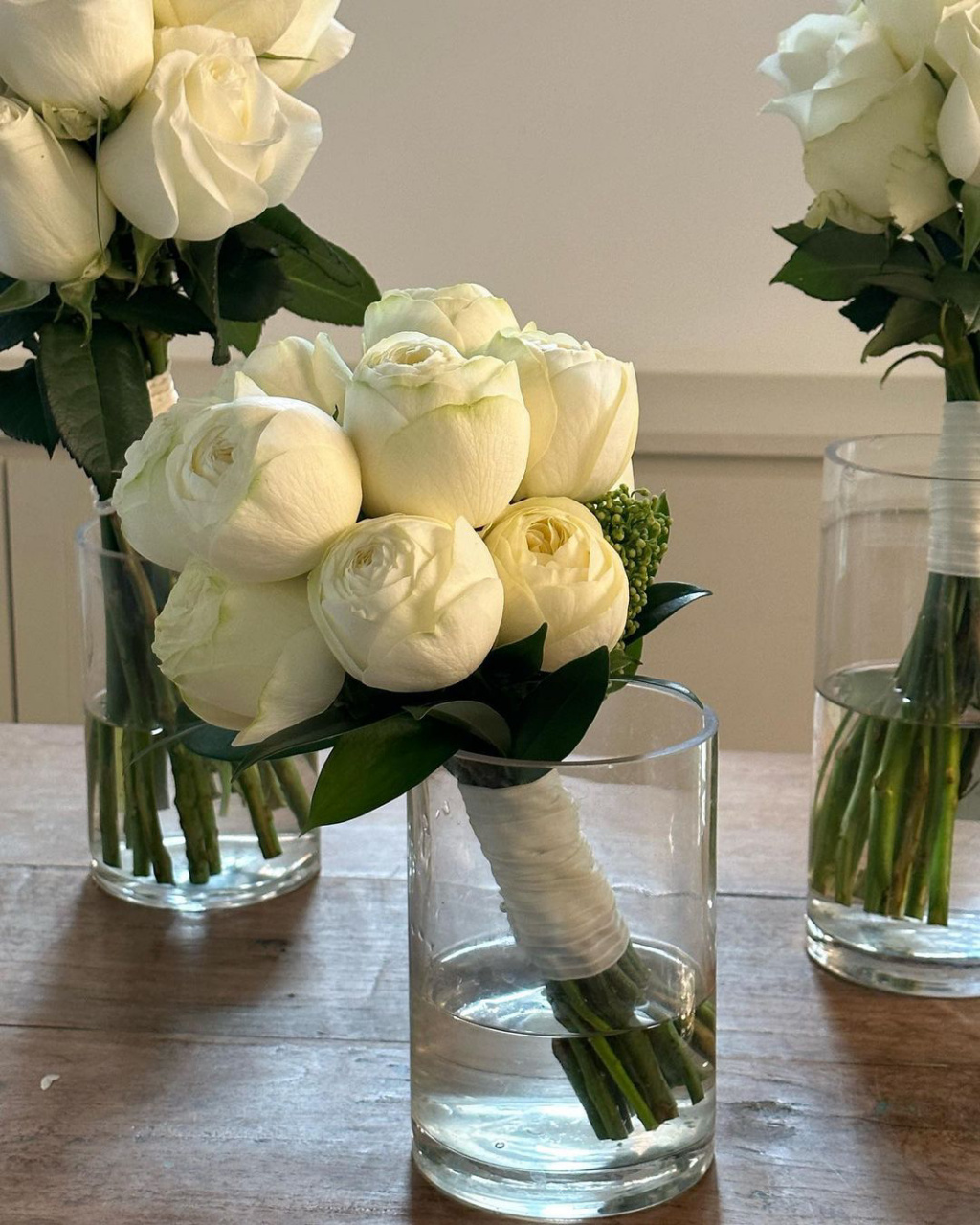 ins花束|白玫瑰手捧花07 "简约干净,白色永远是最高级的" ins