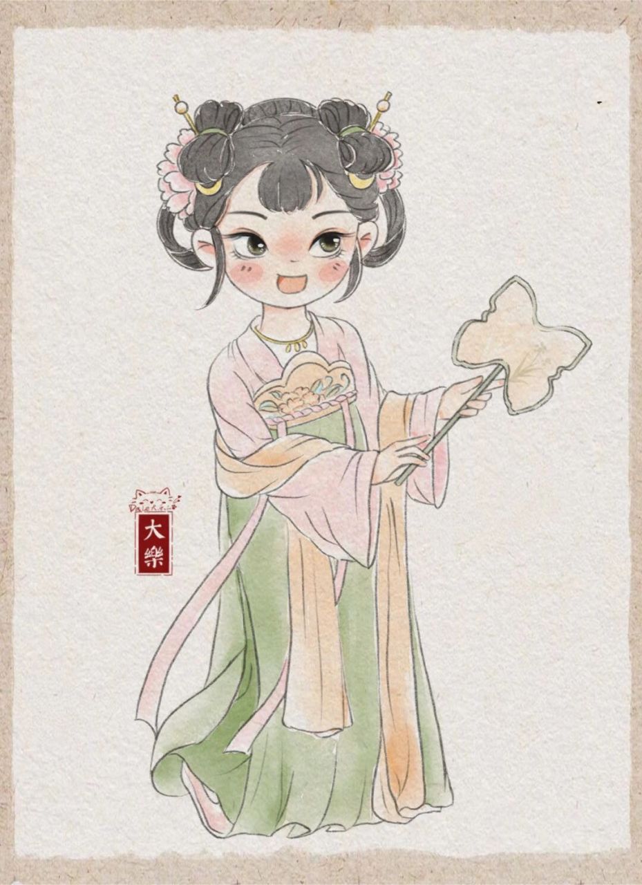 q版古风人物绘画步骤