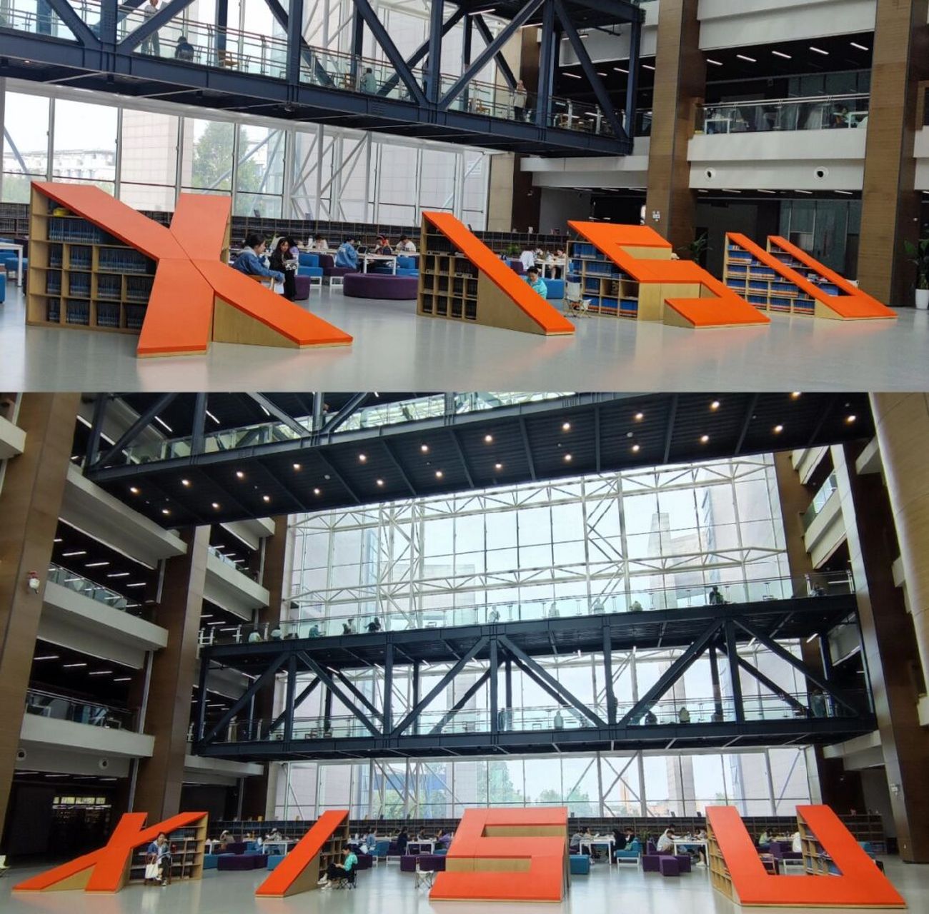 打卡xisu的图书馆 #西安外国语大学图书馆