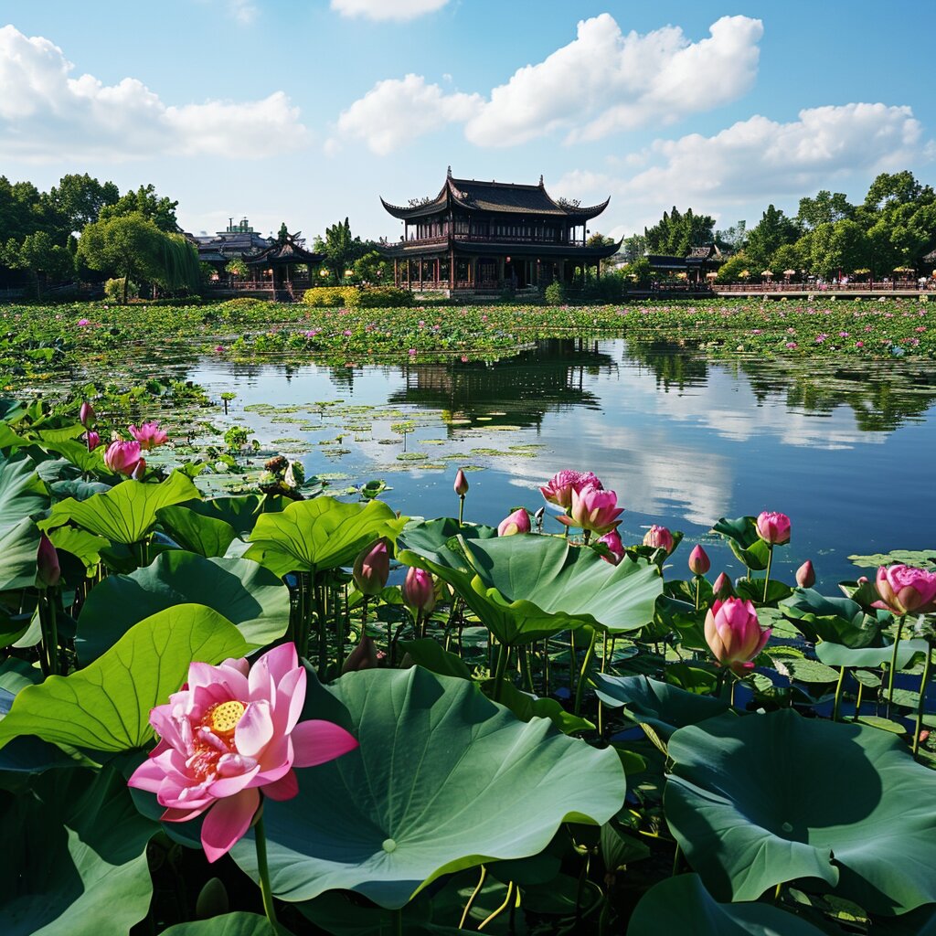 好运头像 | 向阳而生,夏日荷花