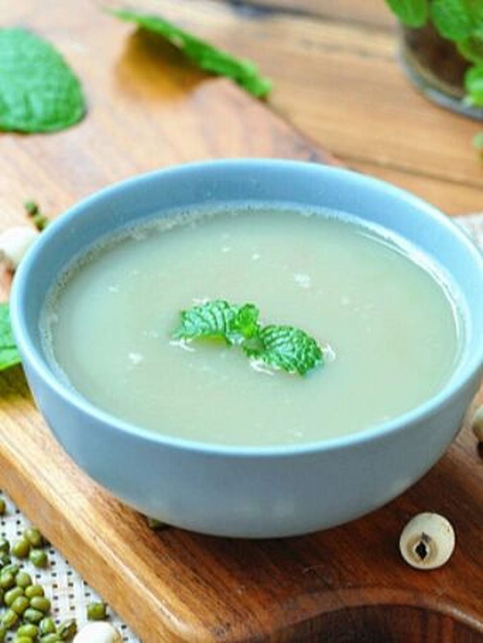 莲子绿豆粥 莲子绿豆羹 主料main 绿豆60克02莲子20克4人份 辅料