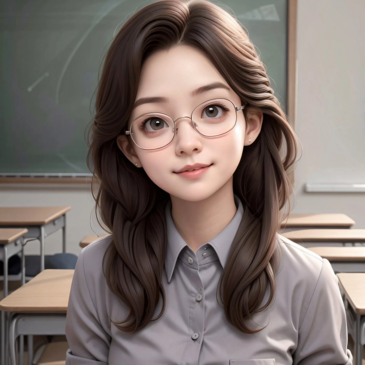 女生头像99996992职业系列之老师(化学老师) 原图9315取