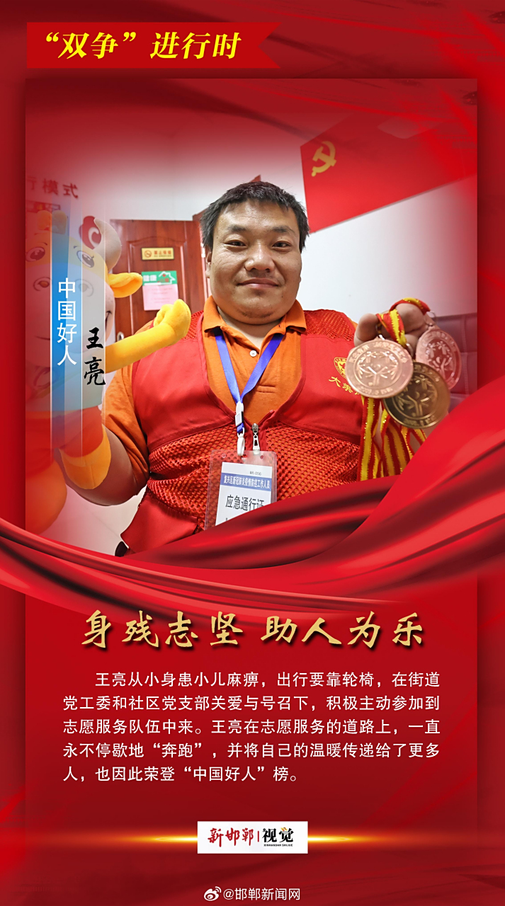 海报 | "双争"进行时·中国好人——王亮