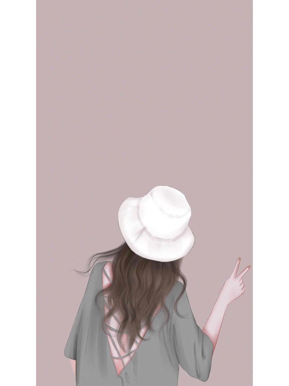 7815女孩背影壁纸