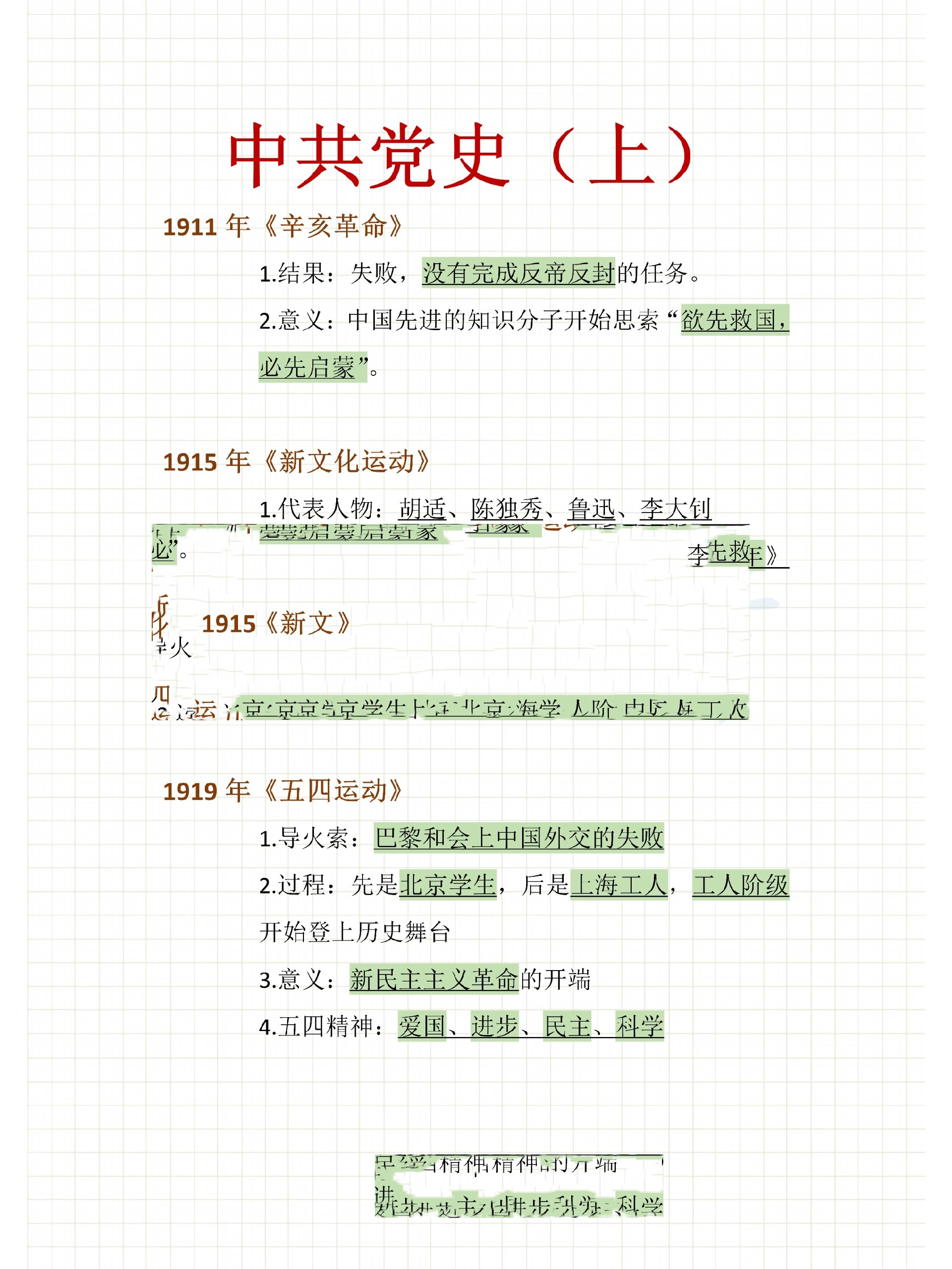 【公基必备】最全党史总结(上