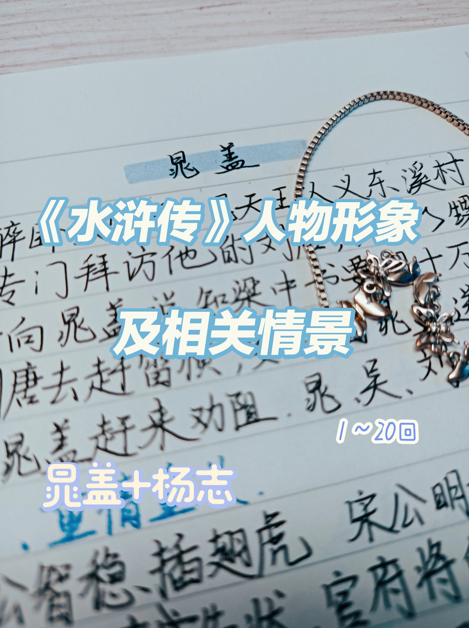 《水浒传》人物形象及相关情节 晁盖 杨志