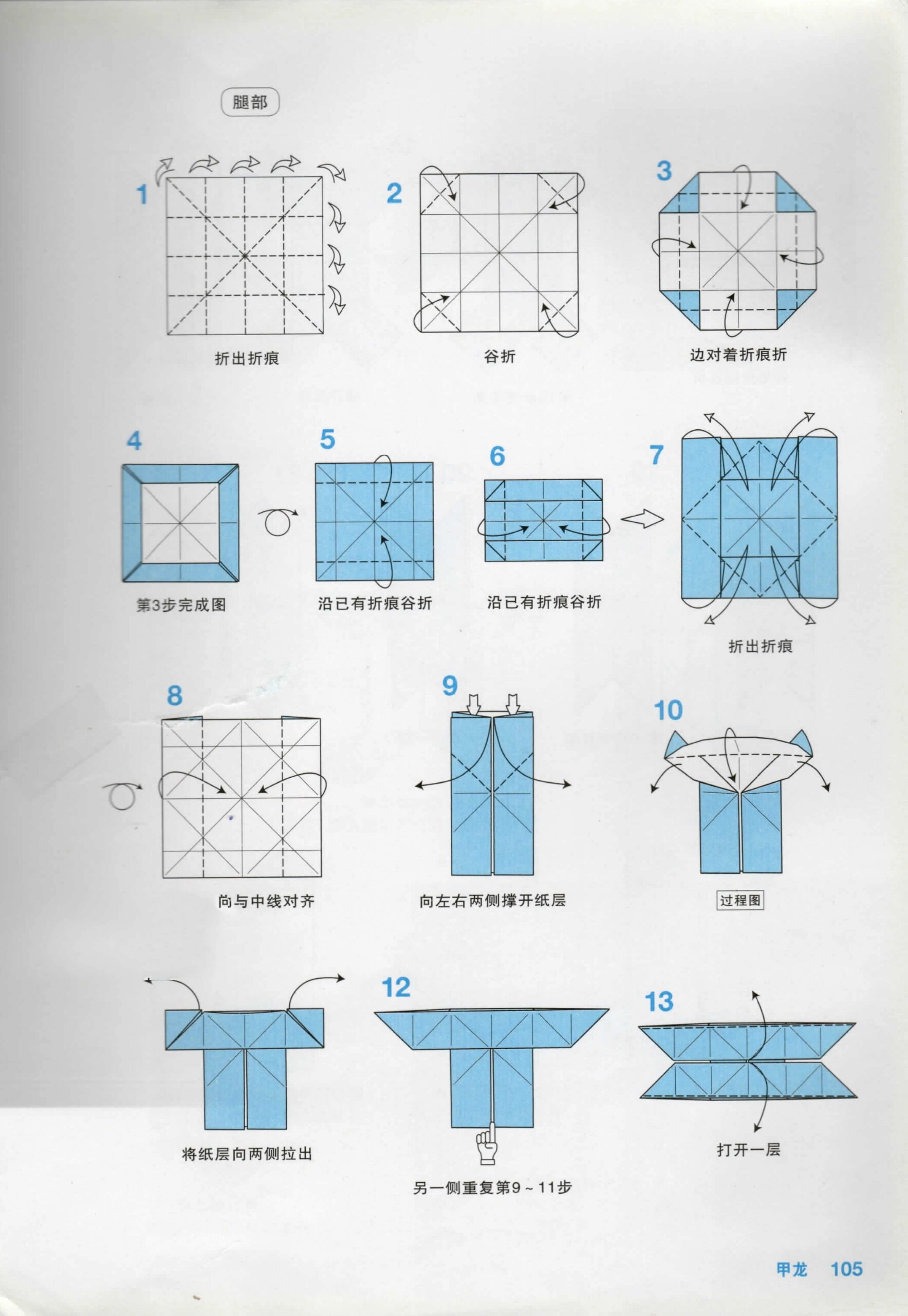 《超级折纸恐龙与古生物》21 甲龙 后面附图纸,喜欢的自取.