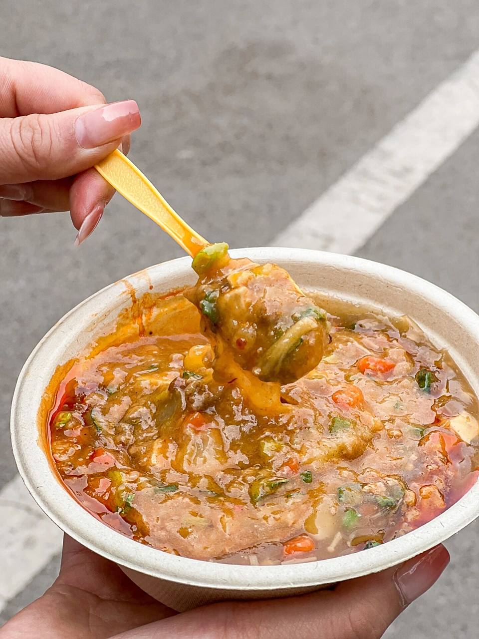 东营也🈶浇汁土豆泥🥔啦‼️好吃上头啦🤤 终于在东营吃到