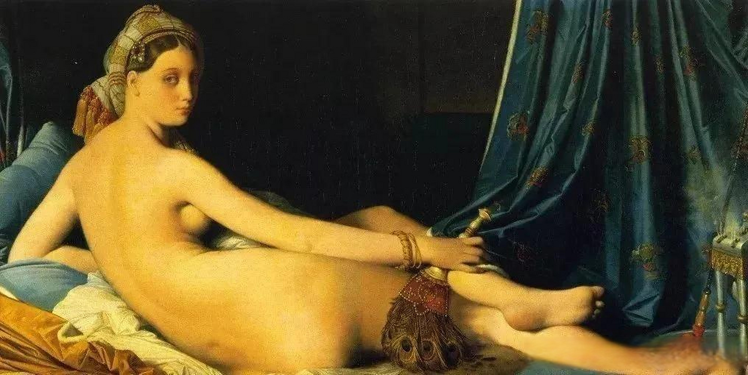 人像佳作分享 显化者美图 美女名画 油画里的睡美人