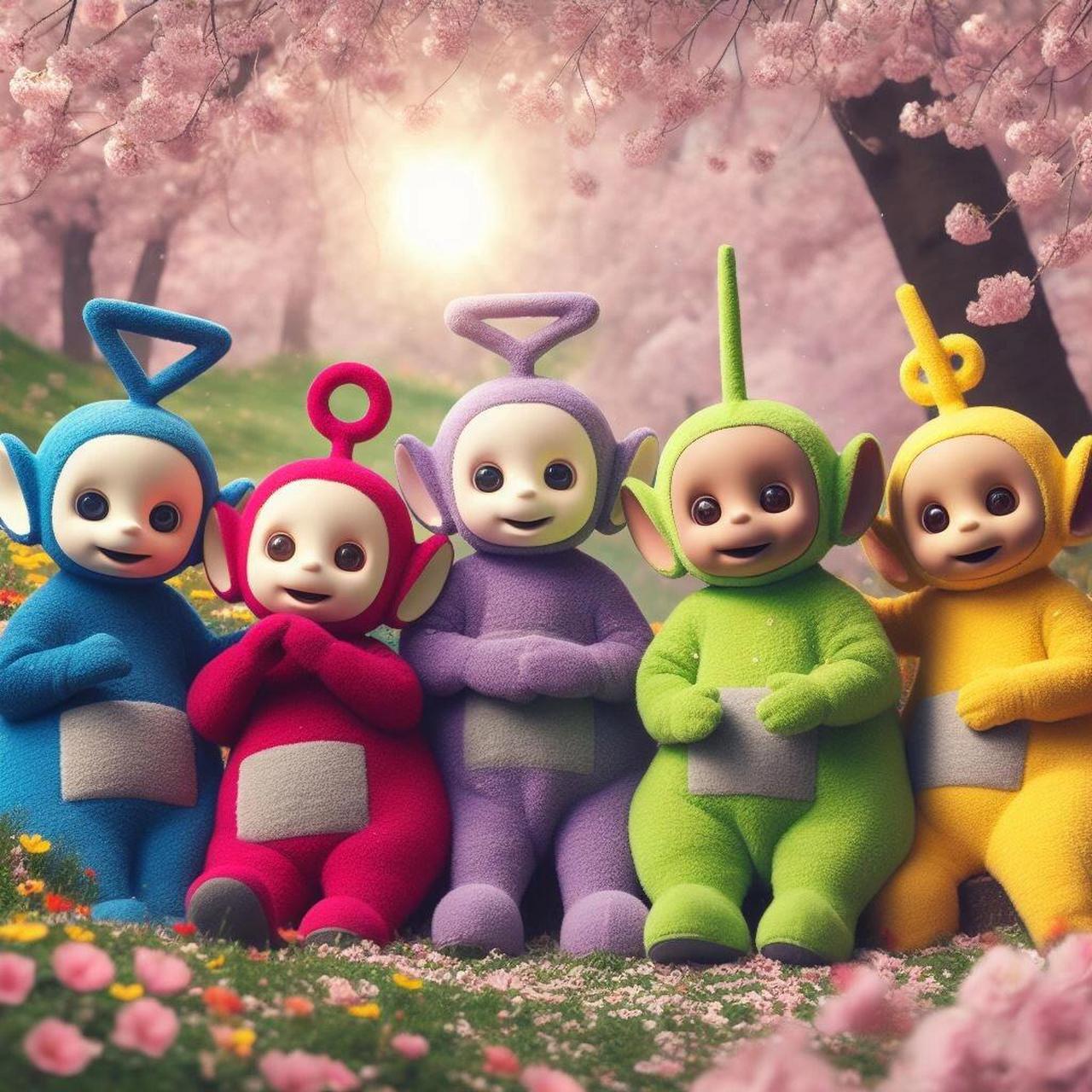 天线宝宝可喜欢春天了 祝你们春天愉快96