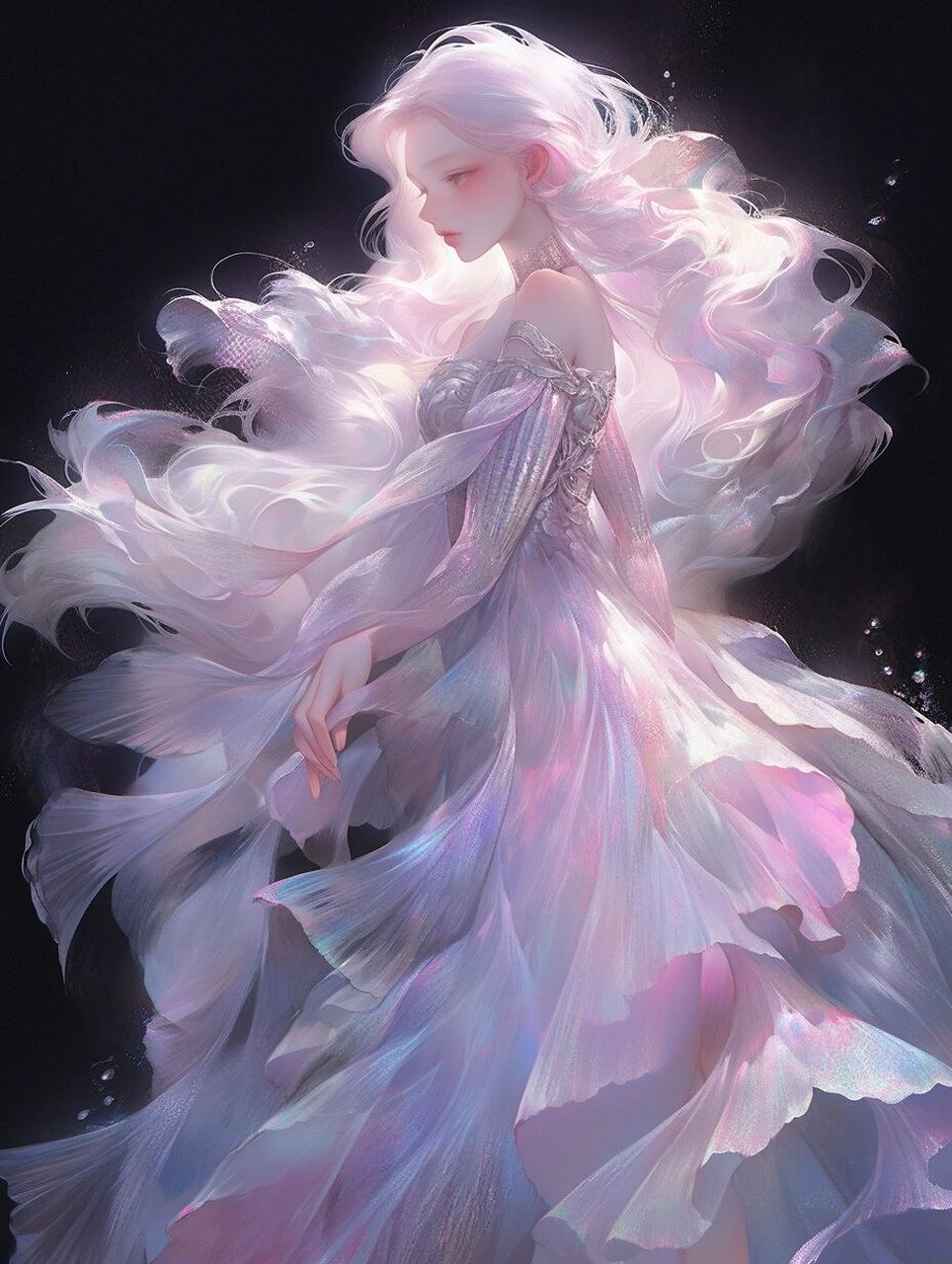 高级感唯美风公主/精灵02壁纸头像5图 高级感满满的唯美风,公主气质