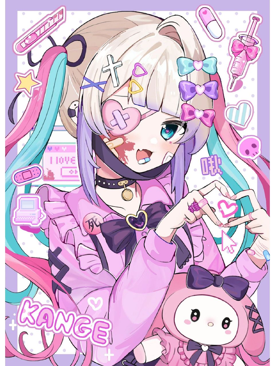 78 升 天 78 进来抱走小天使 画了地雷系超天酱…这个发型就是照