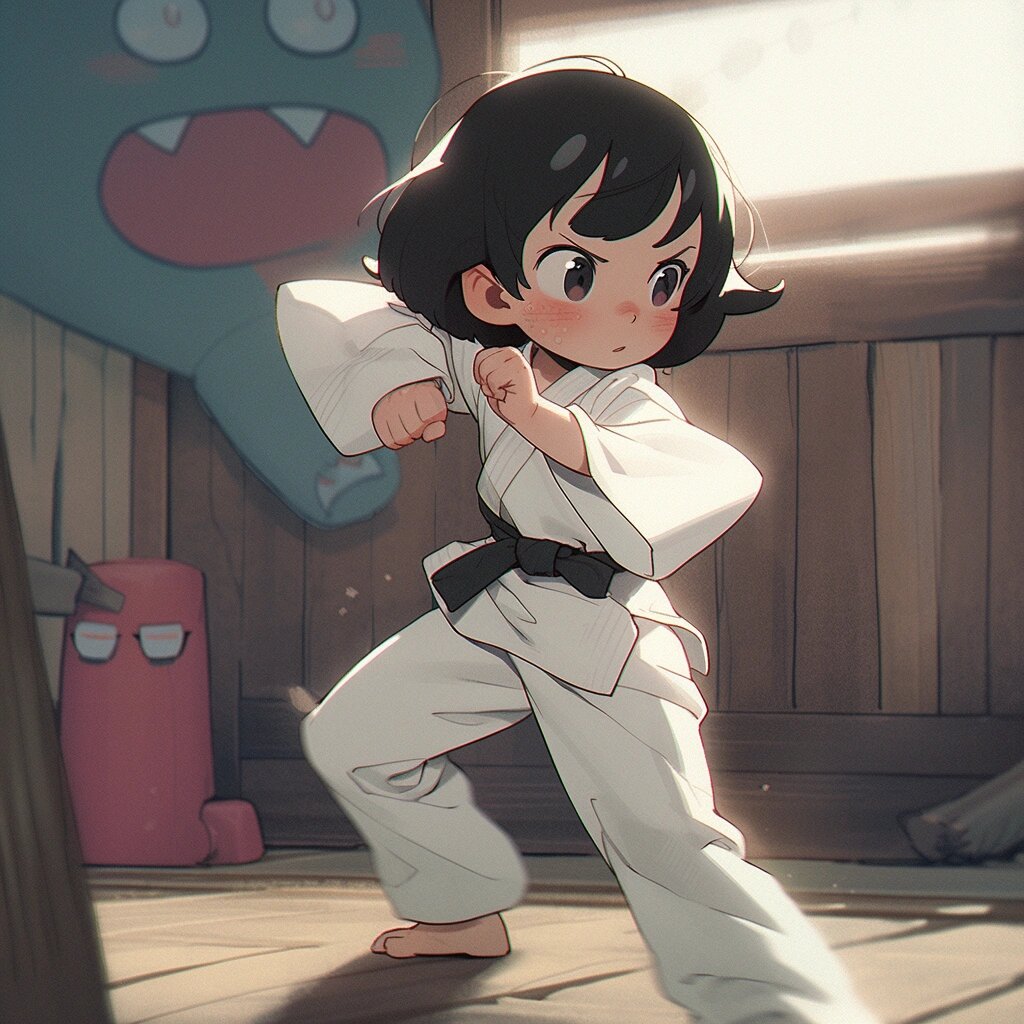 跆拳道少女