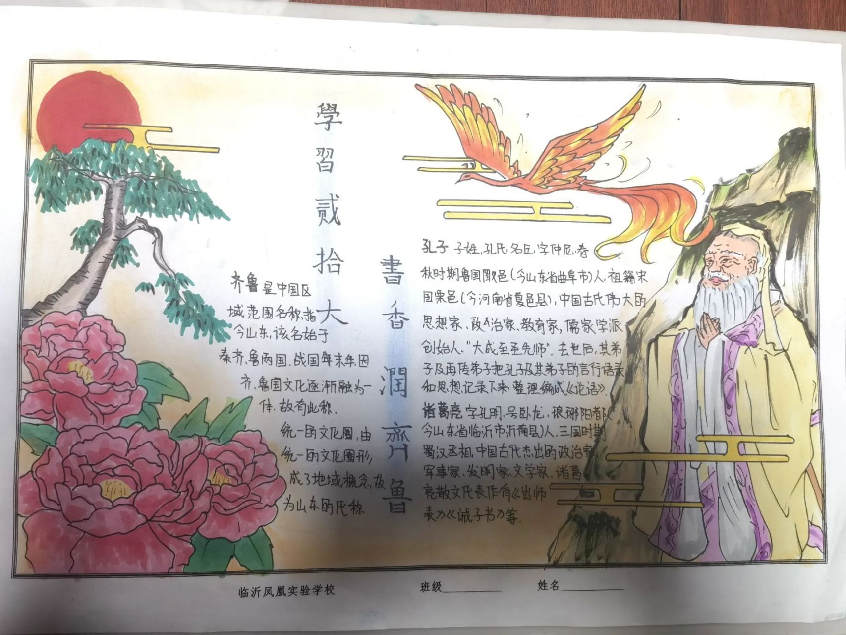 手抄报"学习二十大书香润齐鲁" 已参赛,勿抄袭.