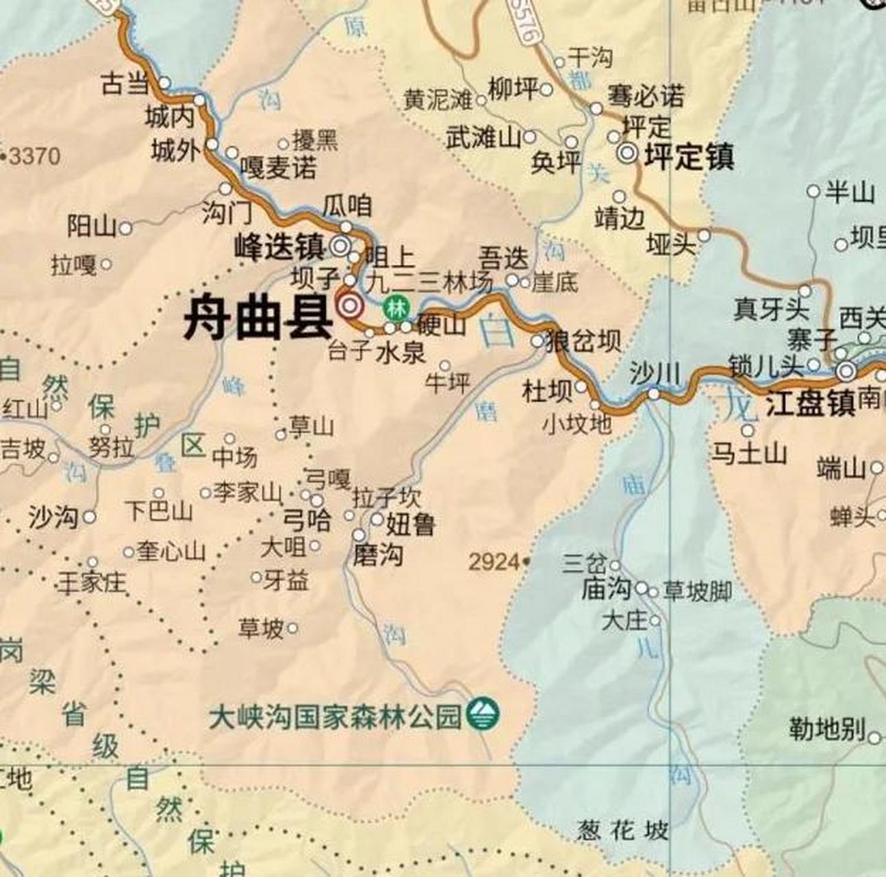 甘肃玛曲县地图高清版图片