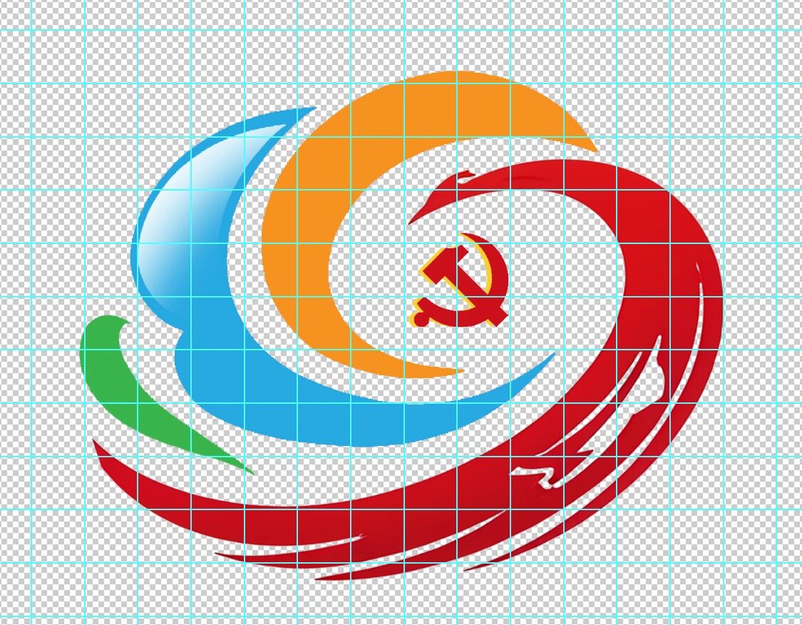 我的党支部品牌logo的诞生 支部要求搞一个logo当品牌,然后任务交到我