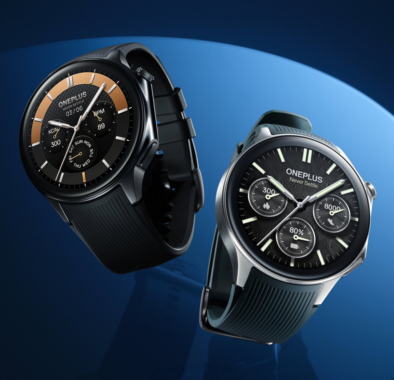 一加watch2,国内应该叫oppo watch4圆形表盘版,看着性感的大黑边.