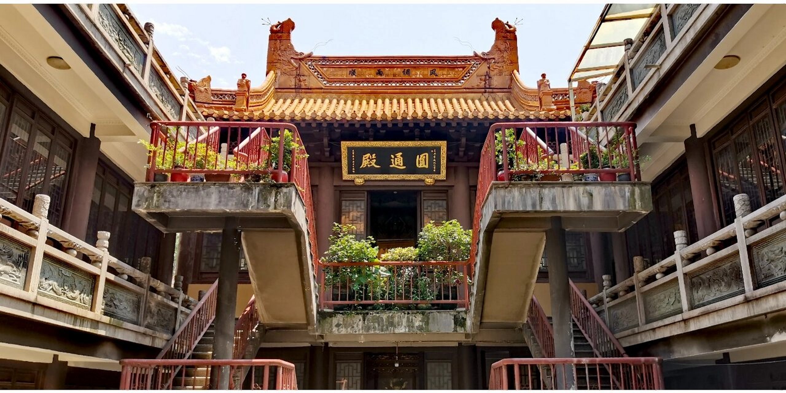 上海惠南镇福泉古寺&清凉庵 惠南小镇的宗教建筑真的很多 最近天太热