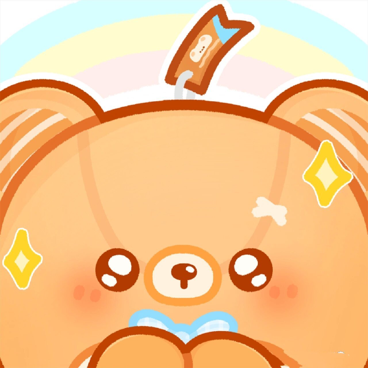 可爱蛋仔手绘头像 最近我的蛋仔出了恐怖巨大bug,唉被迫卸载了